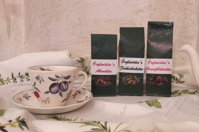 Hausgemachte Teesorten