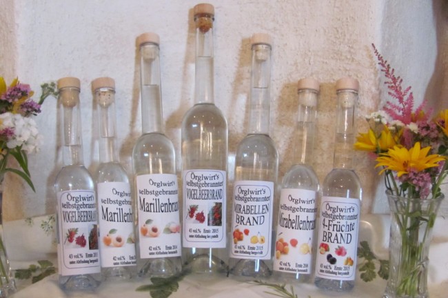 Selbstgebrannter Schnaps