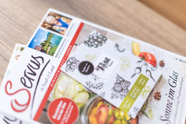 Zeitschriften und der Örglwirt Produktfolder