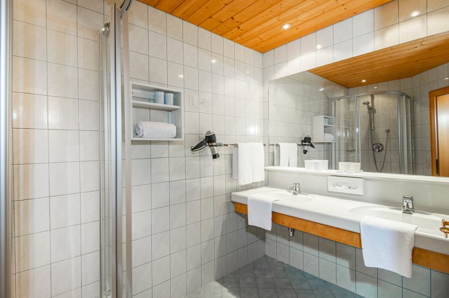 Bathroom in the family apartment in Mariapfarr