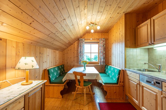 Dining area and kitchenette