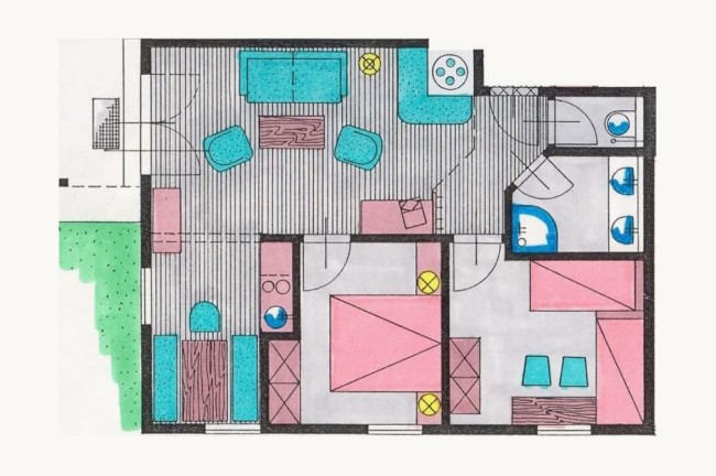 Floor plan apartment type A