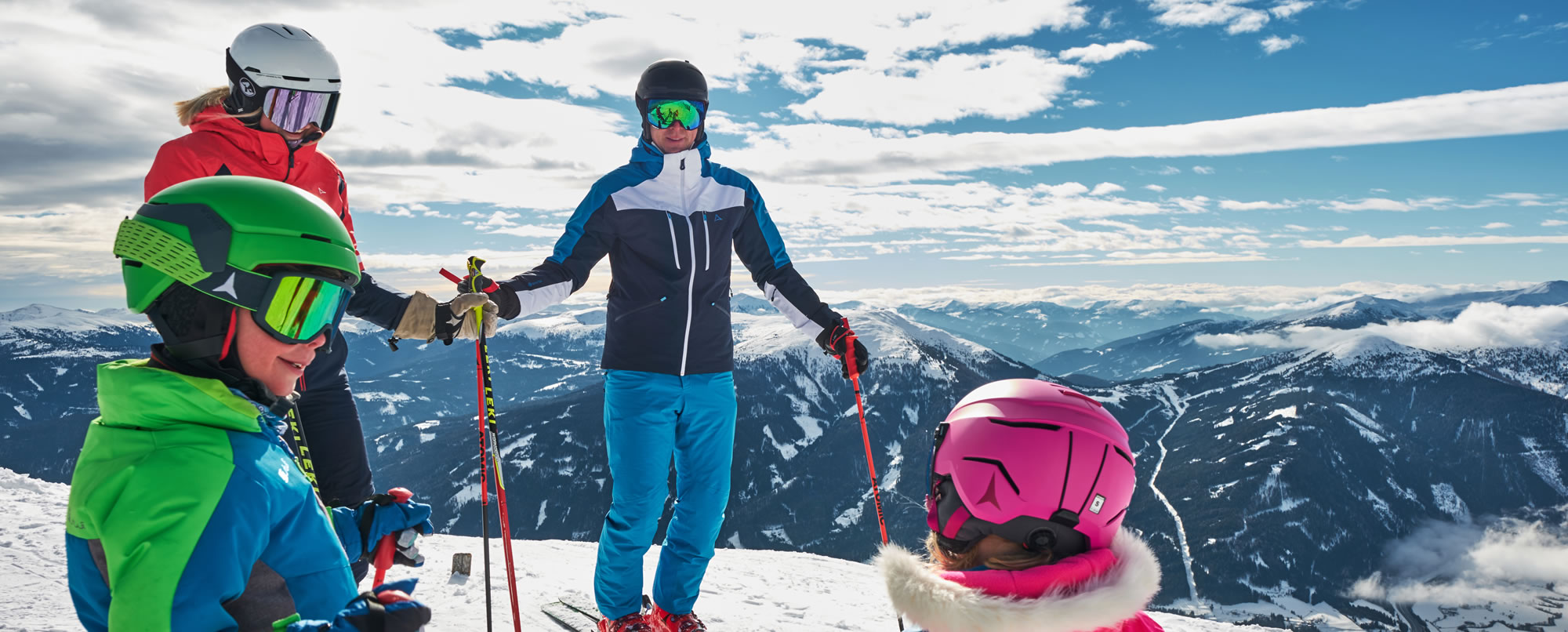 Skifahren im Urlaub im Lungau, Österreich