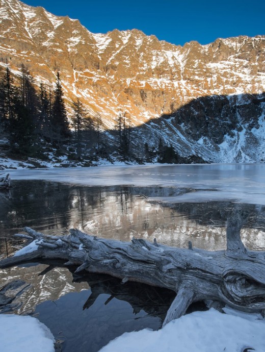 Bergsee Lungau im Winter