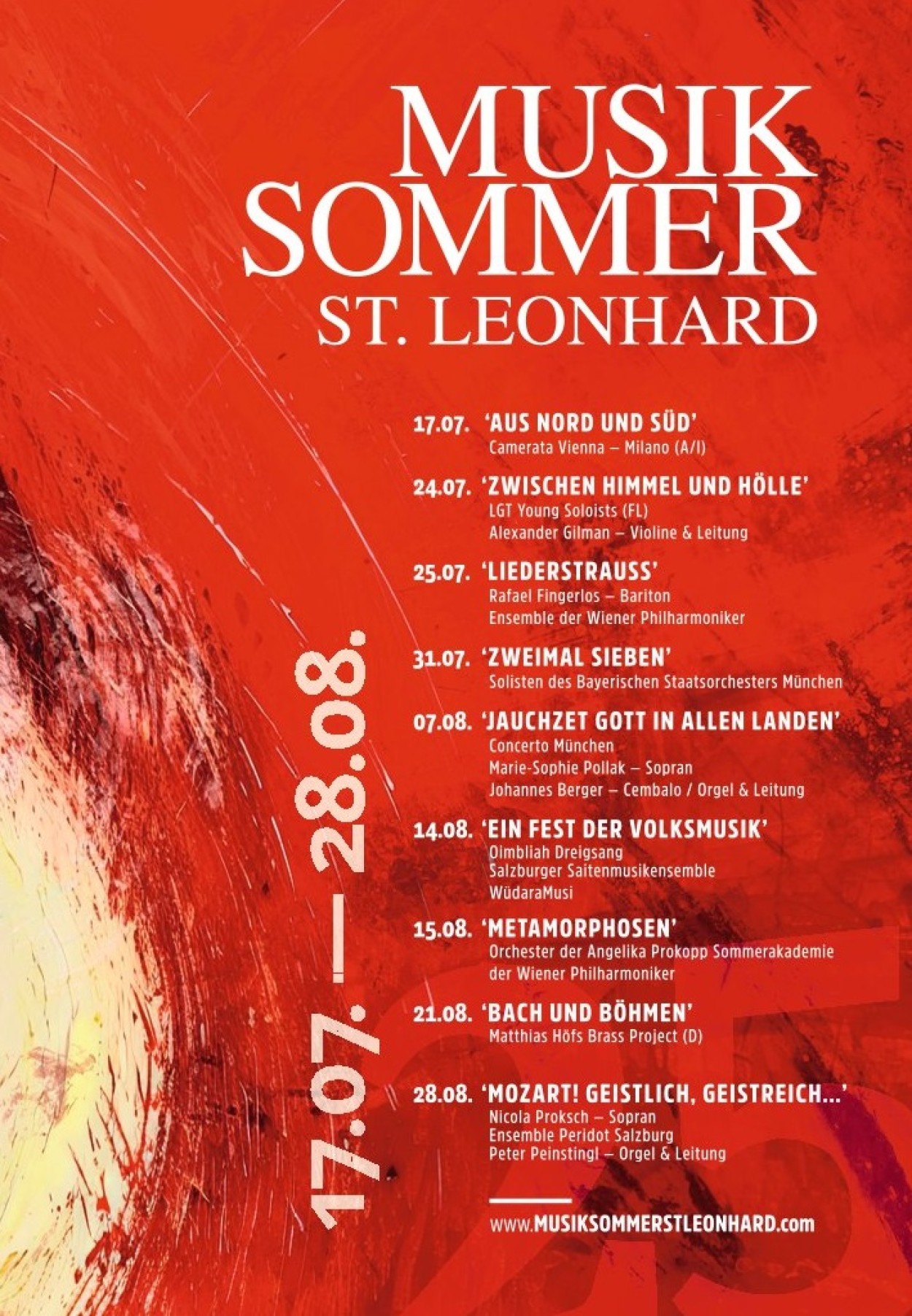 Das Musikprogramm 2025