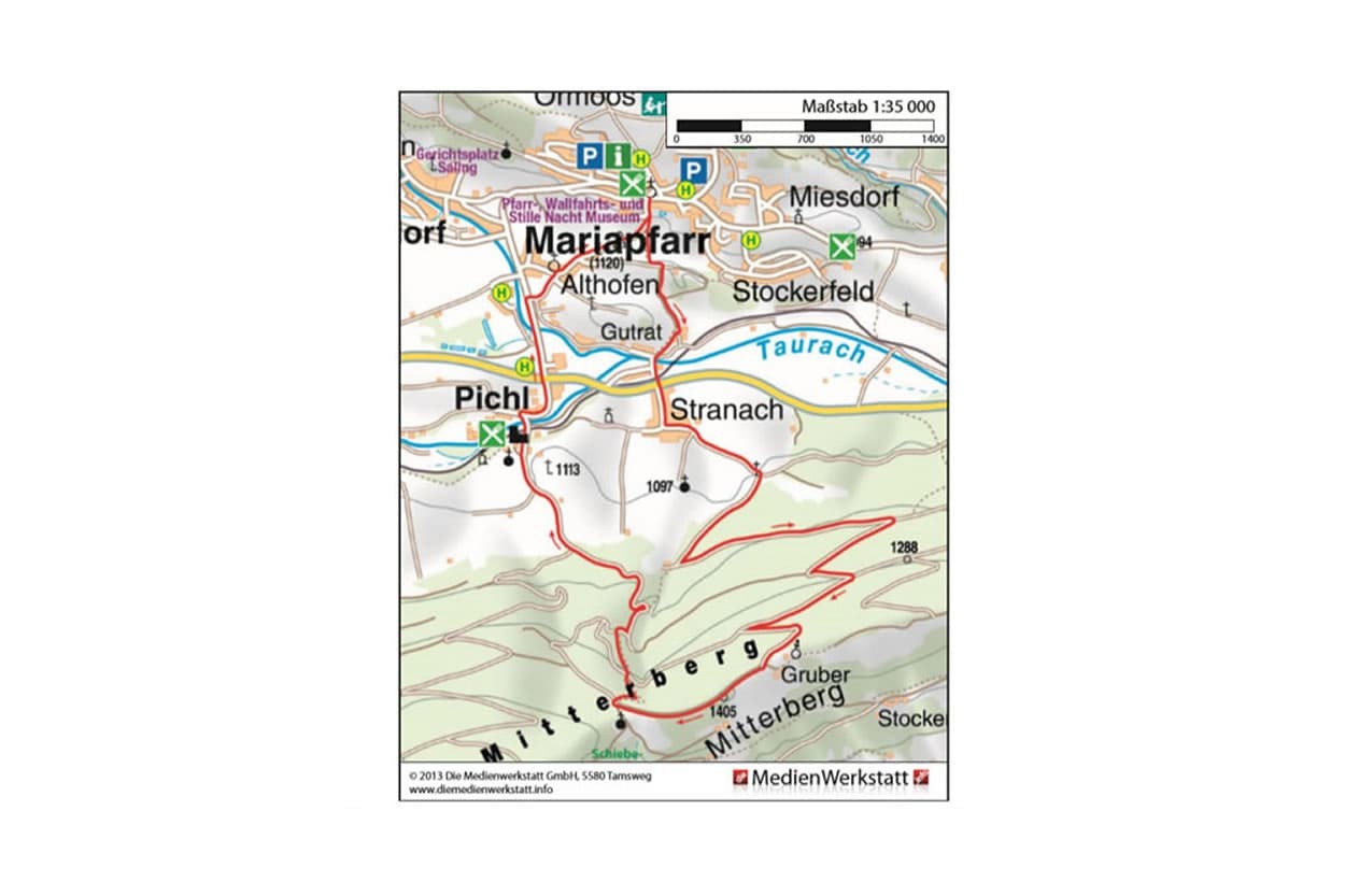 Skizze Nordic Walking Tour 11