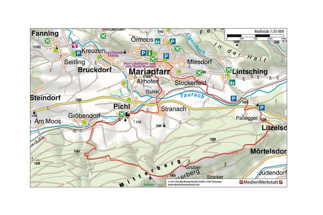 Skizze Nordic Walking Tour 12