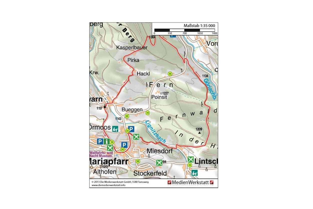 Skizze Nordic Walking Tour 13