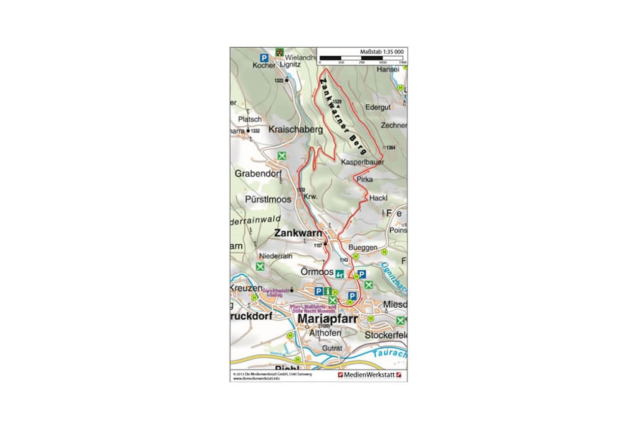 Skizze Nordic Walking Tour 14