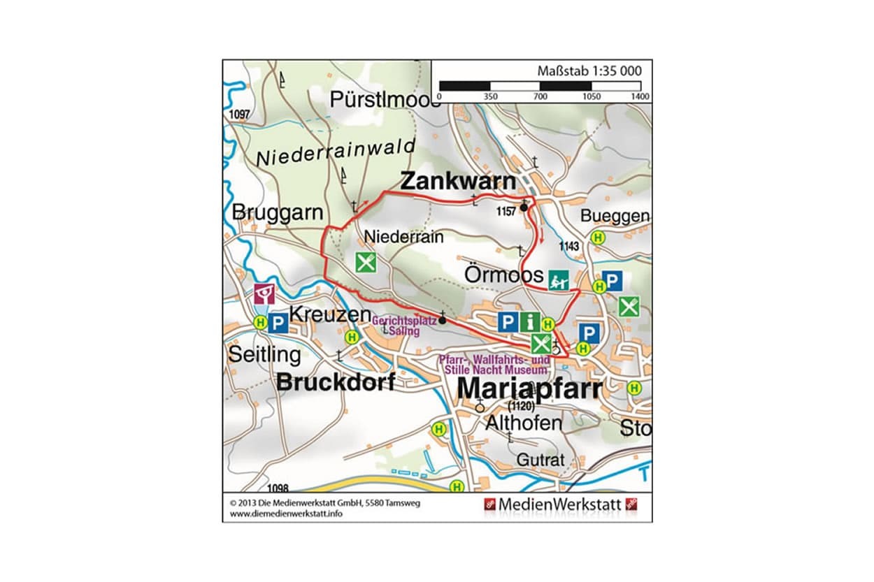 Skizze Nordic Walking Tour 2