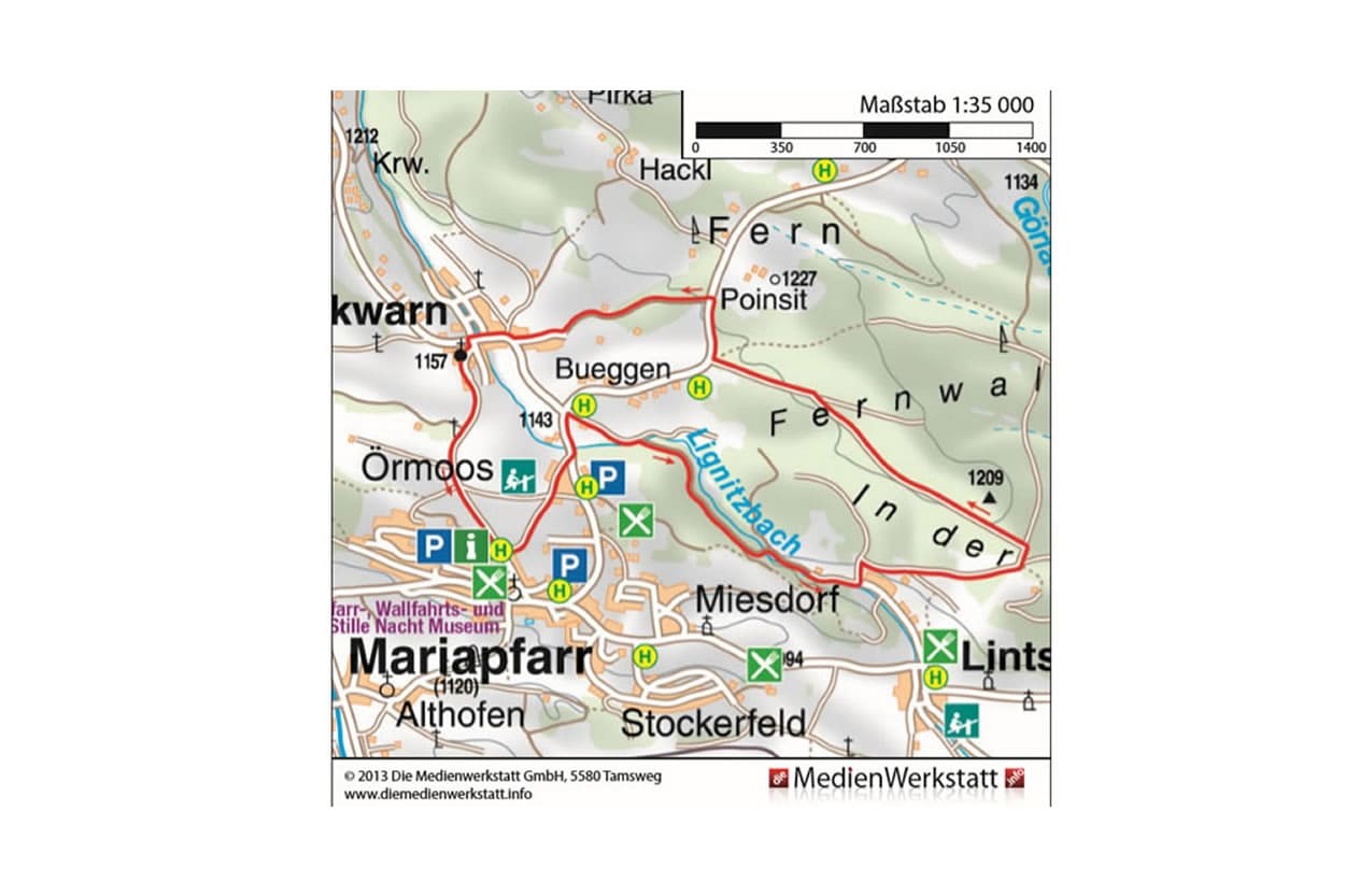 Skizze Nordic Walking Tour 4