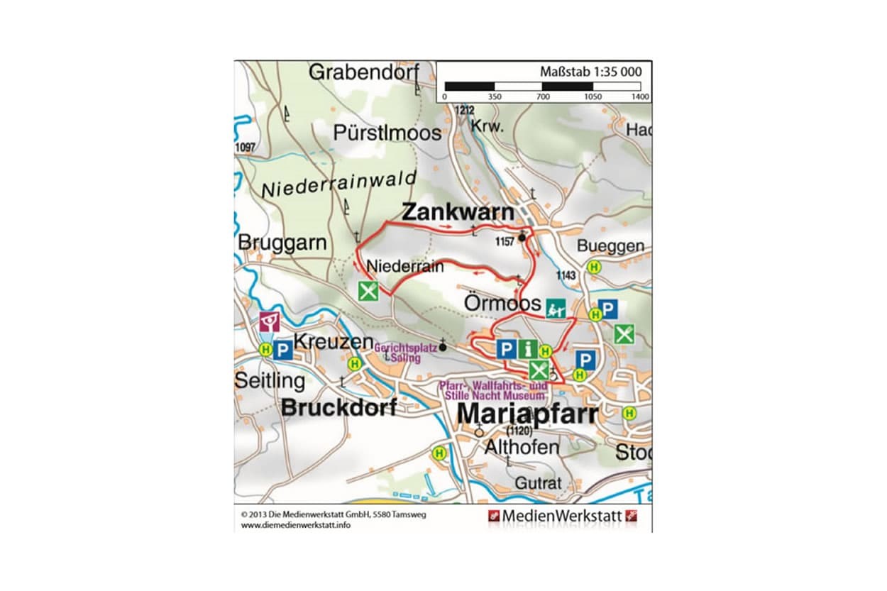 Skizze Nordic Walking Tour 6