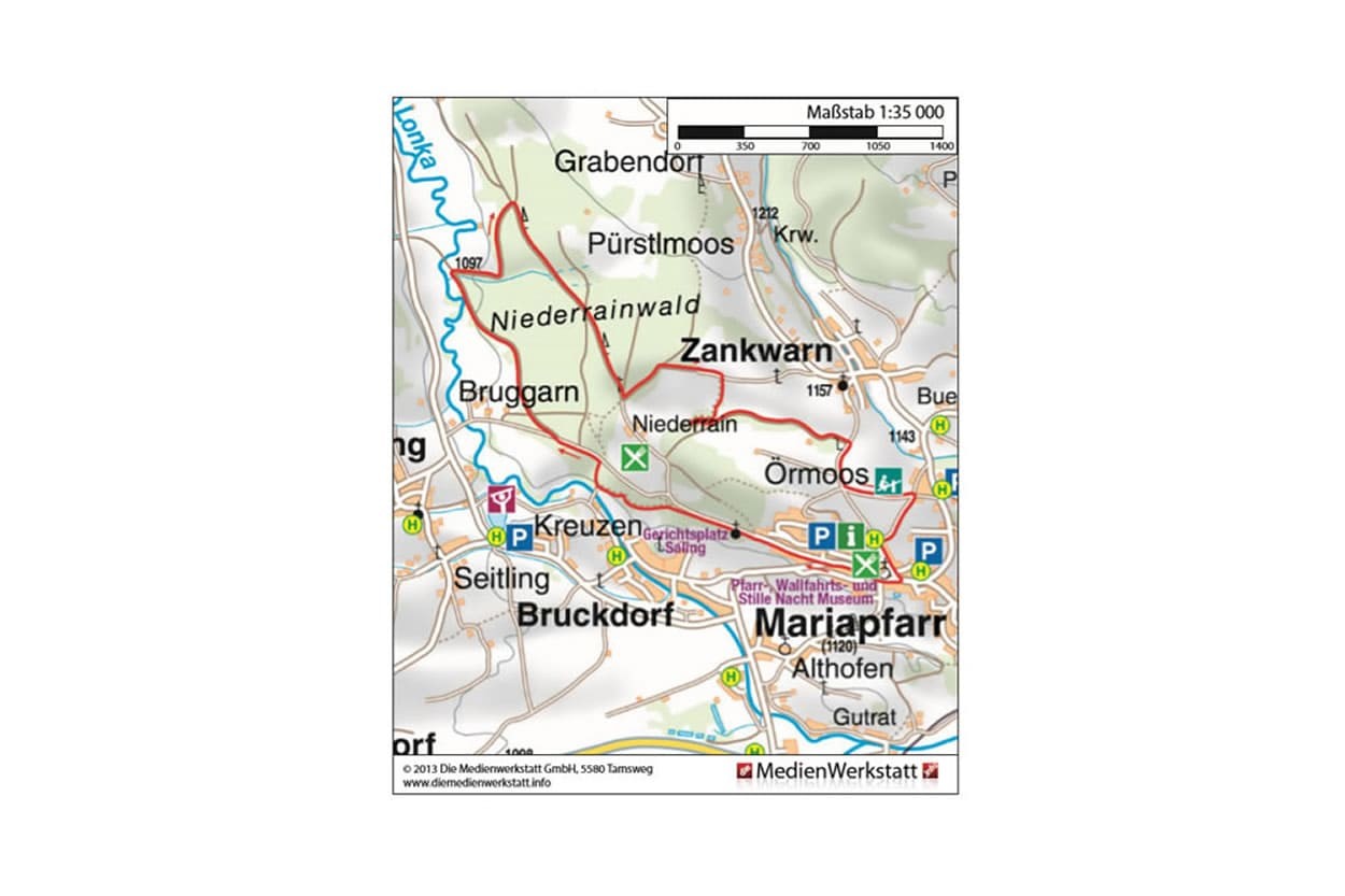 Skizze Nordic Walking Tour 9