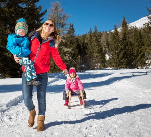 Rodeln mit der ganzen Familie in Mariapfarr