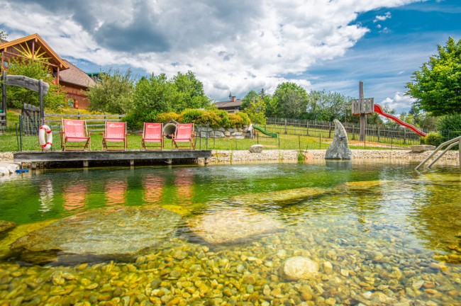 Naturschwimmteich in Örglwirt's Ferienwelt in Mariapfarr