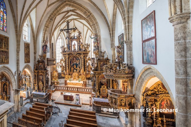The church as a concert hall - great acoustics © Musiksommer St. Leonhard
