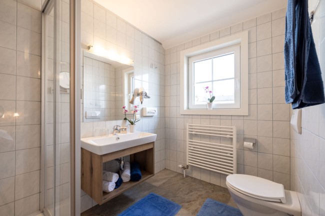Badezimmer im Typ Doppelzimmer Almrausch in Mariapfarr